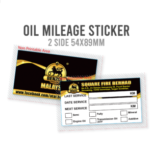 2Side Oil Sticker